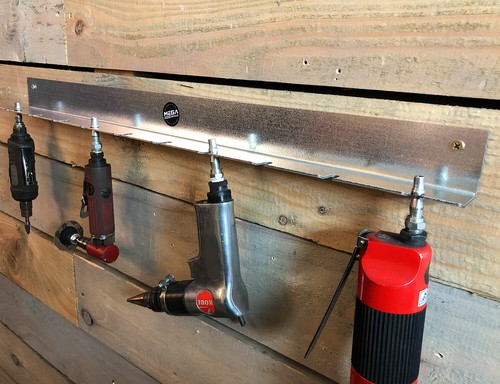 Pneumatic air tool gun rack - air,