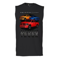 American Steel Tough Truck Men's Muscle Shirt Offroad Pickup 4x4 USA Rugged