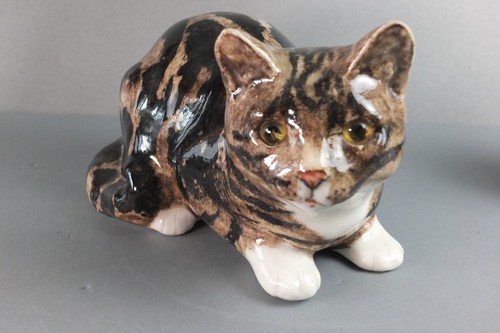 Winstanley ceramic tabby cat - winstanley,