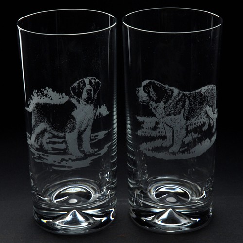 Bernard dog highball glass - dog,