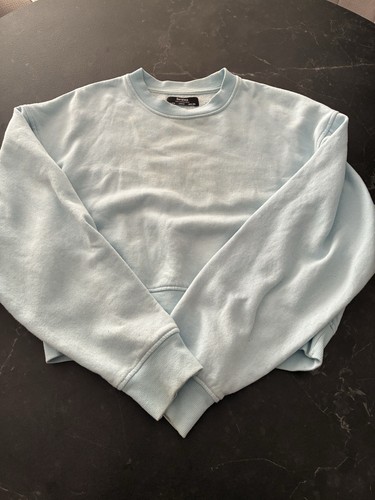 Bershka baby blue cropped - baby,
