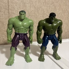 Incredible Hulk Action Figures 2013 Hasbro 11.5 Inches Marvel Lot Of 2