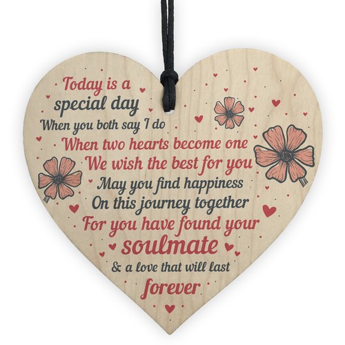 Wedding gift wooden - gift, heart