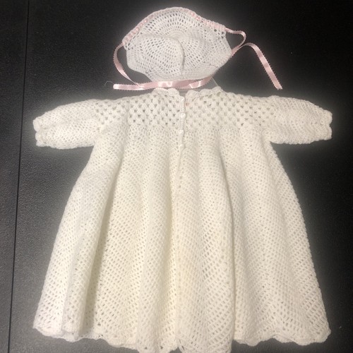 Handmade crochet christening - handmade,