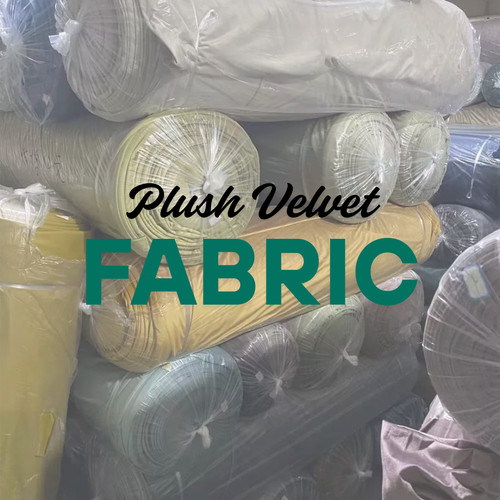 Plush velvet fabric - velvet,