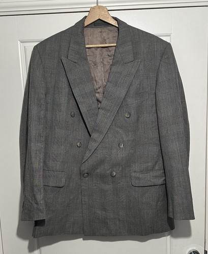 Magee double breasted 42r grey - double,