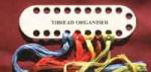 Plastic thread organiser for - plastic,