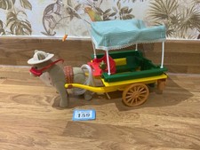 Sylvanian families  Tomy pony and trap excellent  condition 100% comp ❤️