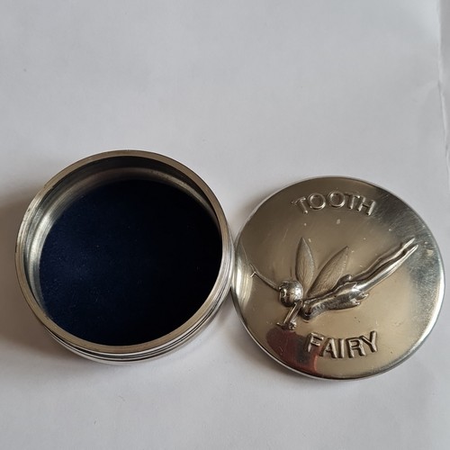 Pewter tooth fairy box - pewter,