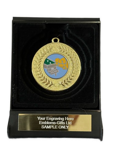 Bar billiards award 50mm gold - bar,