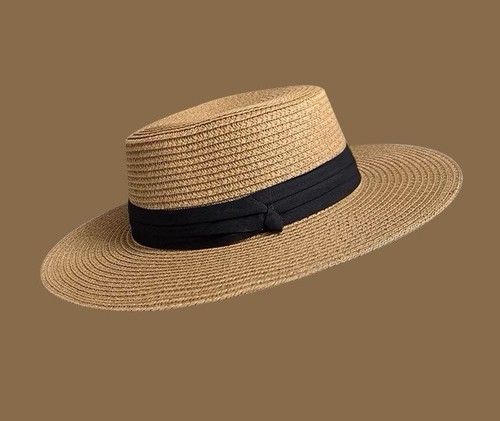 Straw boater hat 60cm - boater,