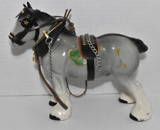 Vintage Melba Ware England Clydesdale Horse Figure Figurine