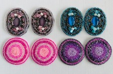 2 Beaded Embroidered