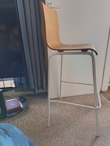 Set bar stools wooden - set, 4