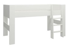 Steens Memphis UK Mid Sleeper Bed in Surf White