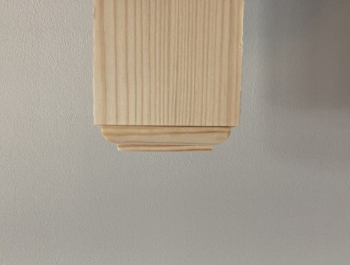 Solid pine newel - pine,