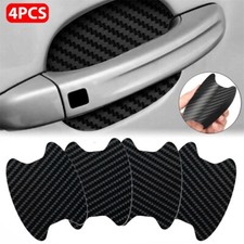 4x Car Door Handle Protector Film Accessories Anti-Scratch Stickers Carbon Fiber