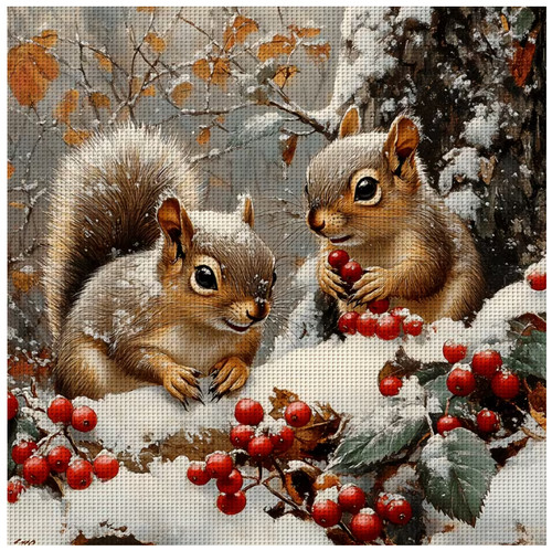 Printed cross stitch kit ct - cross,