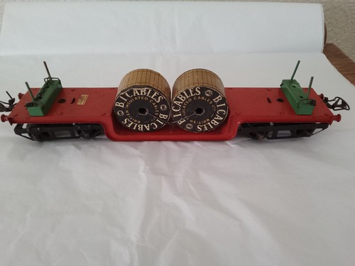 Trolley wagon with - cable, drums