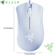 Razer DeathAdder Essential White Edition Wired Gaming Mouse 6400 DPI USB (USA)..