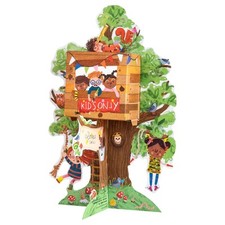3D & Pop Up Children's Tree House Design Kids Birthday card