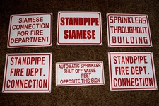Building Standpipe Sprinkler,Fire Department Sign Lot