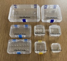 Denture False Teeth Membrane Box Case Fragile Hinged Display Jewelry Retainer