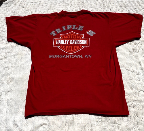Triple harley davidson shirt - davidson,