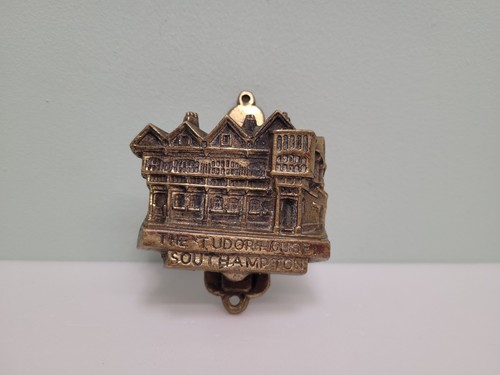 Vintage brass door knocker - vintage,