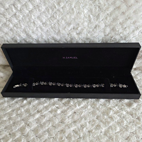 Samuel silver tone black - tone,