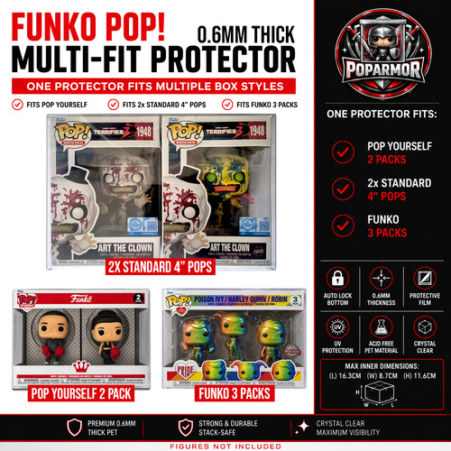 Funko pop protector 6mm case - pop, 0.6mm