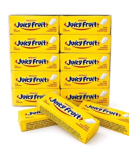 Wrigleys juicy fruit chewing