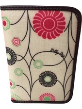Billy Bag Billybag Passport Cover Vanilla Pink Floral Canvas