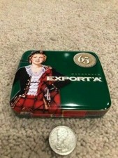 Green 20's Macdonald Export 'A' 65 Yr Anniversary Cigarette Tin NEVER USED Small