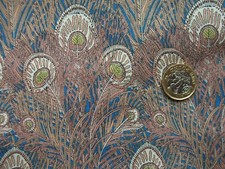 HERA peacock feather  Liberty Tana Lawn cotton approx 44 x 14 cm 