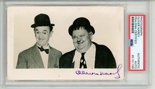 Oliver Hardy ~ Signed