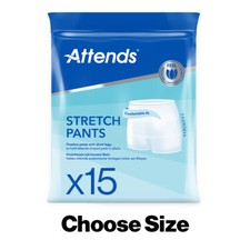 15x ATTENDS Stretch Pull Up Fixation Pants Knickers Choose Size:S,M,L,XL,XXL,3XL