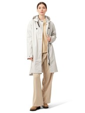 Ilse Jacobsen Hornbæk Rain 71 Womens Polyester Mac Milk Cream - Size 14 (Marked)