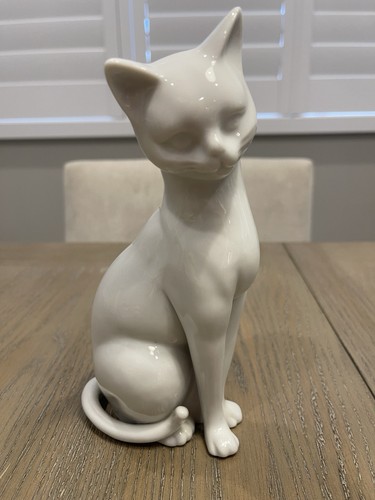 Otagiri white siamese cat - white,