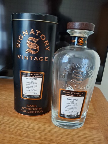 Glenturret whisky bottle - glenturret,