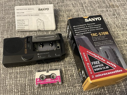 Sanyo trc 570m voice recorder - sanyo,