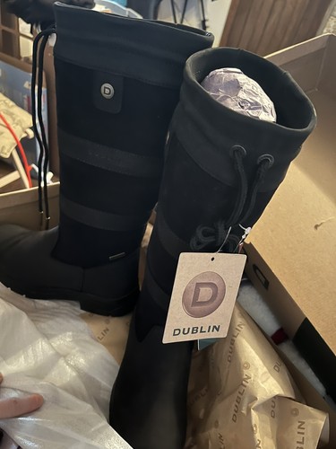 Dublin river boots black - dublin,