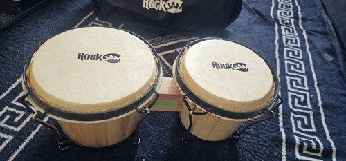 Rock jam and bongo set - and, 8"