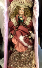 Vintage Porcelain Doll GRACE Height 26" from The Leonardo Collection Elite Range