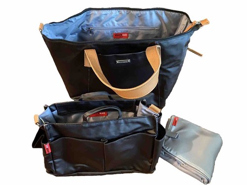 Storksak diaper bag black - diaper,