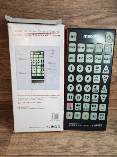 Maxim jumbo universal remote - jumbo,