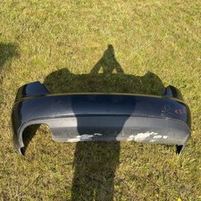 Audi A4 B8 2008-2011 Black L79Y Rear Bumper Rear Lower Bumper + Diffuser