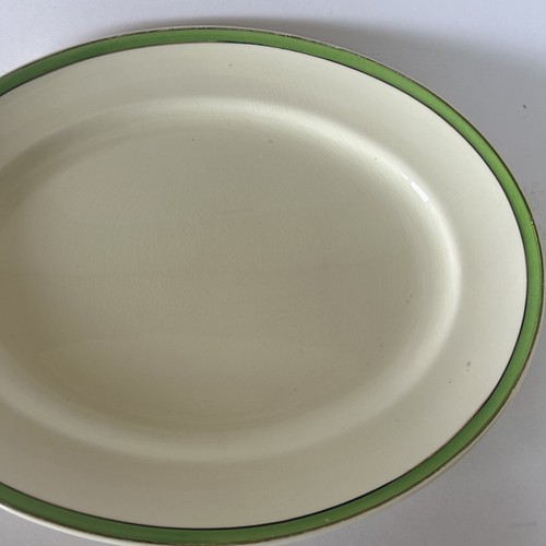 Antique oval platter - antique, handmade