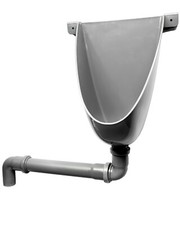 Agande urinal plastic PVC, simple and waterproof with drain pipe