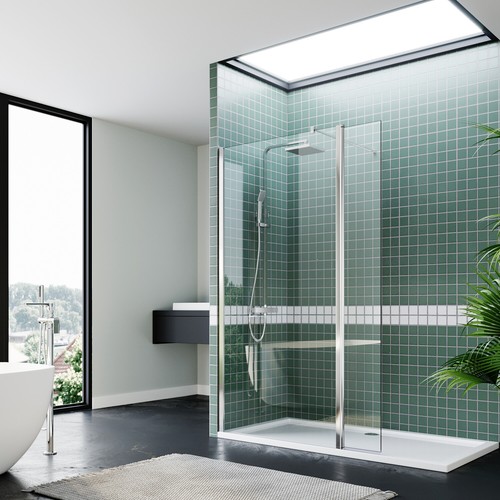 Walk shower enclosure and - in,